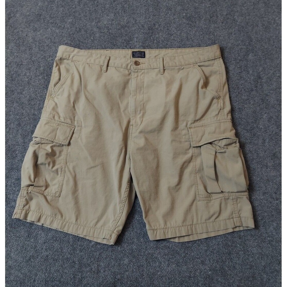 Levis Shorts Mens 42 Beige Khaki Cargo Ripstop Utility Workwear Hiking Outdoor